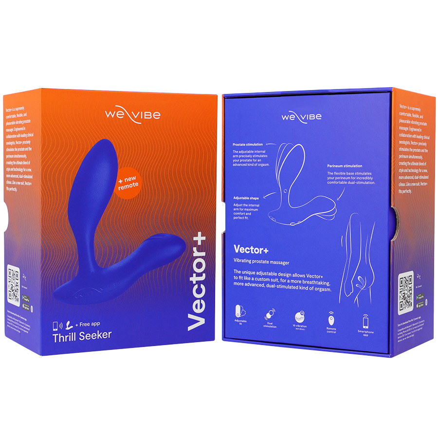WE-VIBE - VECTOR+ BLUE МАССАЖЕР ДЛЯ ПРОСТАТЫ