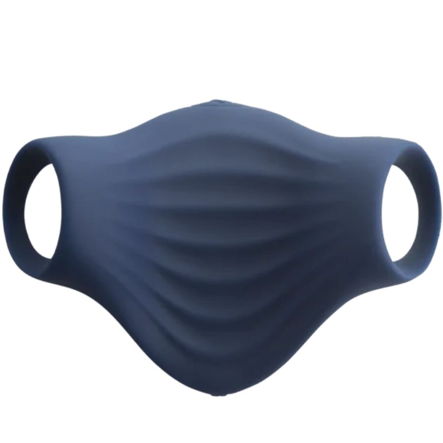 ROCKS-OFF - MASTURBATEUR VIBRANT FLEXIBLE BLEU PALM