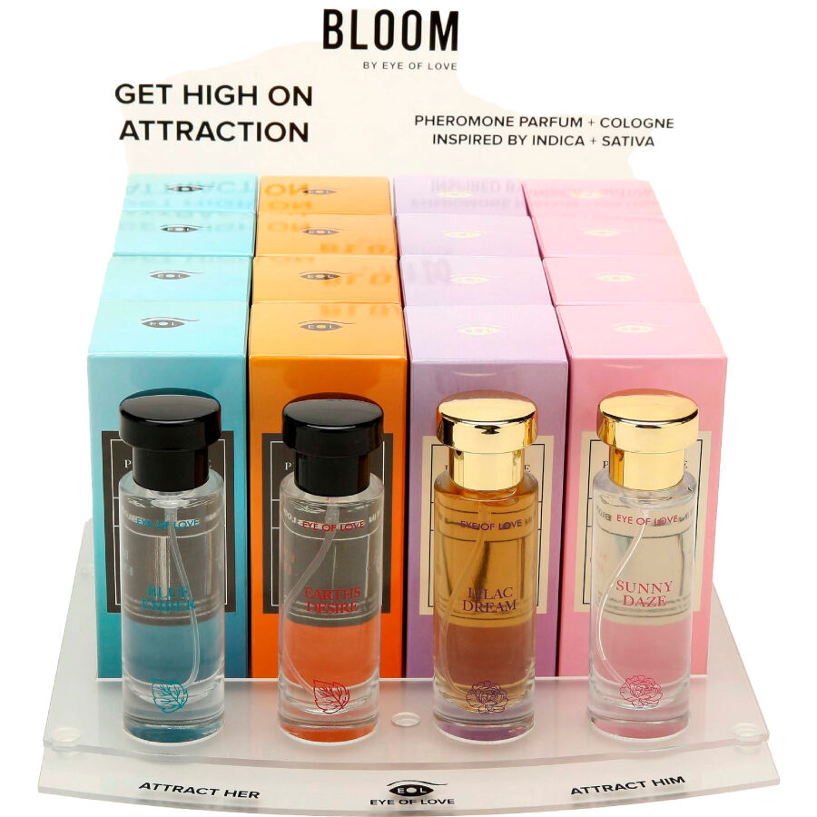 OOG VAN LIEFDE - BLOOM DISPLAY 4X4 PARFUMS 30 ML