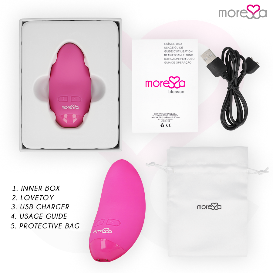 MORESSA - BLOESEM ROZE VIBRATOR