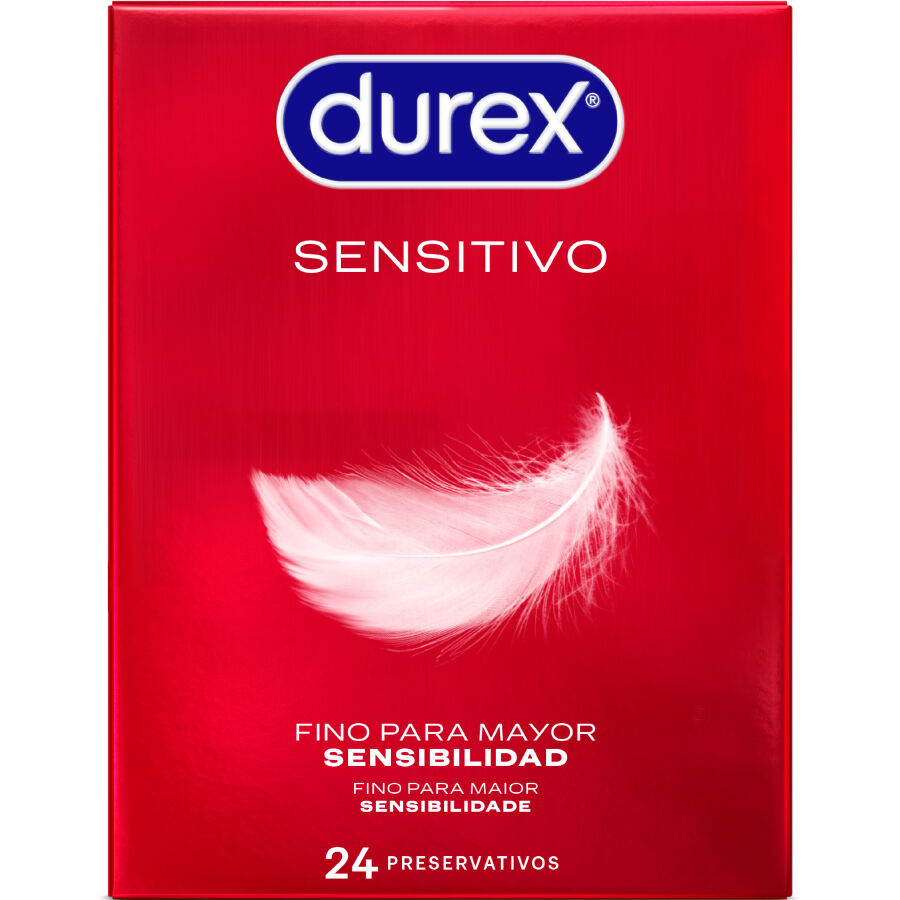 DUREX - PRÉSERVATIFS POUR PEAU SENSIBLE 24 UNITÉS