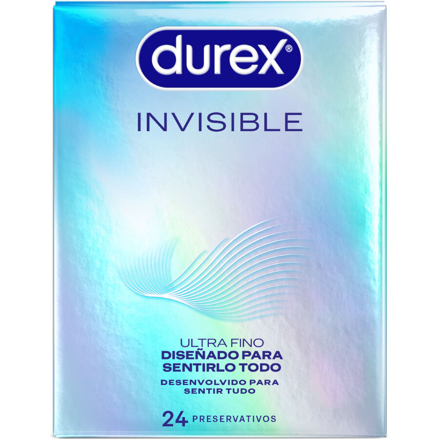 DUREX - PRÉSERVATIFS ULTRA-FINS ET INVISIBLES, 24 UNITÉS