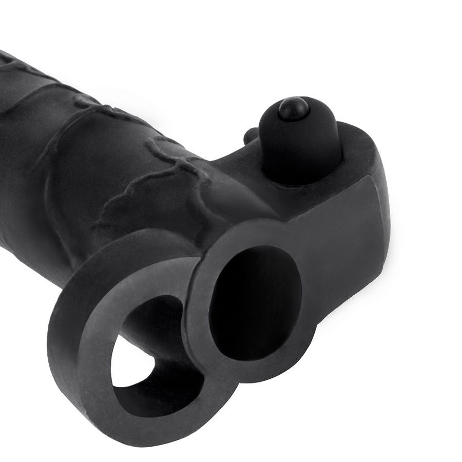 Накладные волосы Fantasy X - вибрирующие, с реалистичным ощущением, 2 см, черные.