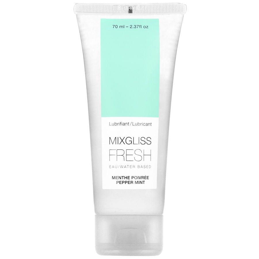 MIXGLISS - GLIJMIDDEL OP WATERBASIS MET SMAAK VAN KOUDE MUNT 70 ML