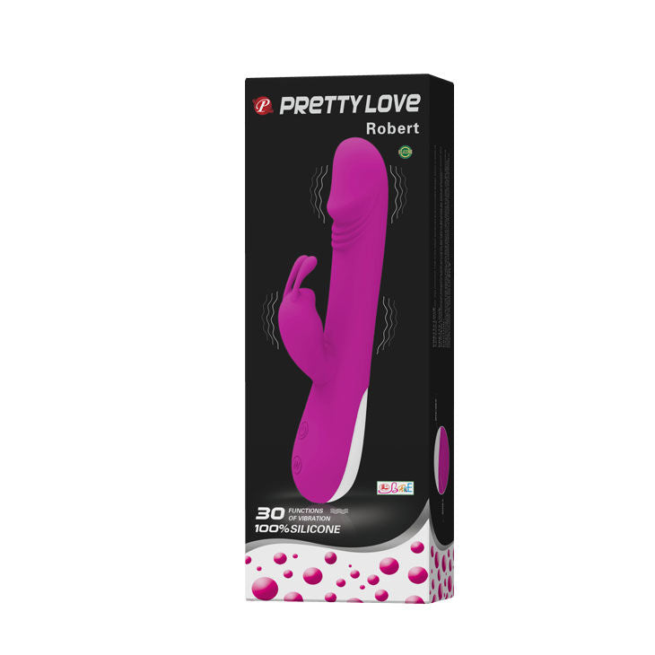 PRETTY LOVE - VIBRATEUR ROBERT FLIRTATION AVEC STIMULATEUR CLITORIEN