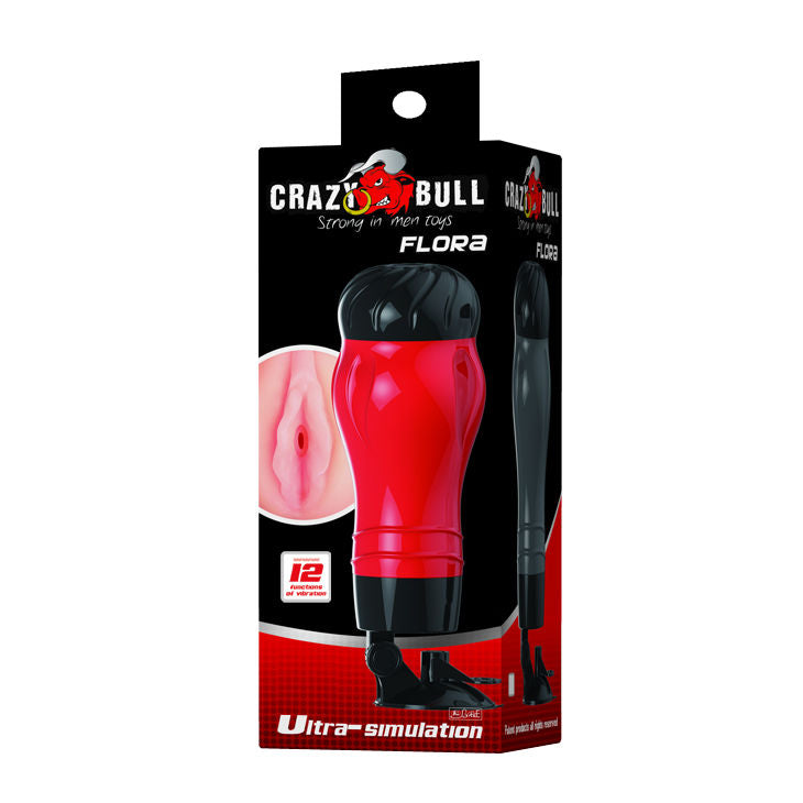 CRAZY BULL - FLORA VAGINA AVEC BASE DE MASTURBATEUR