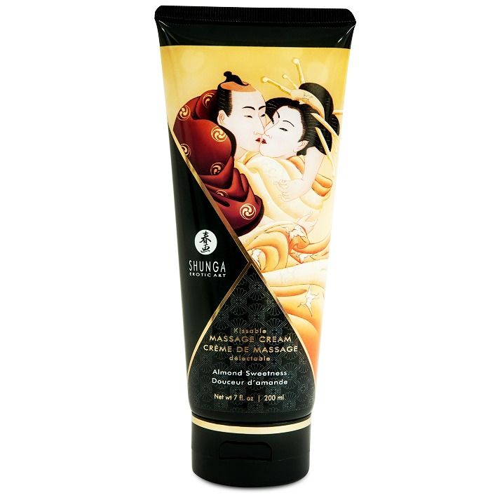 SHUNGA - ZOETE AMANDEL MASSAGE CRÈME 200 ML