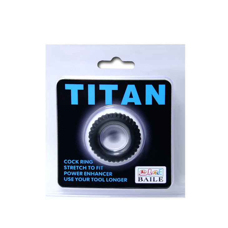 BAILE - TITAN COCKRING ZWART 1.9 CM