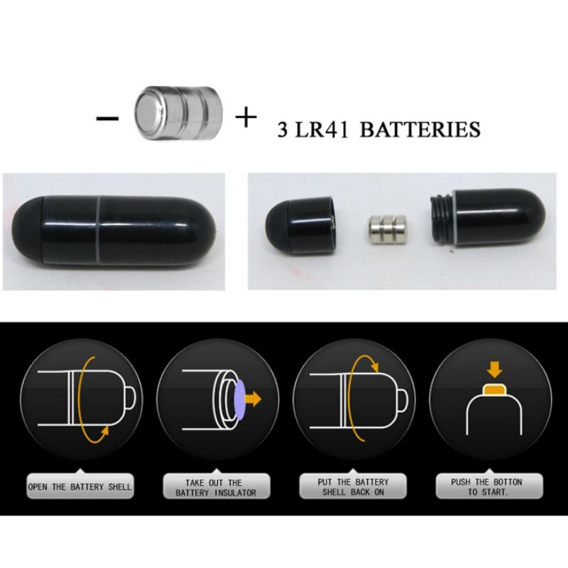 JOLI AMOUR - DÉ À VIBRATION NOIR STEWARD