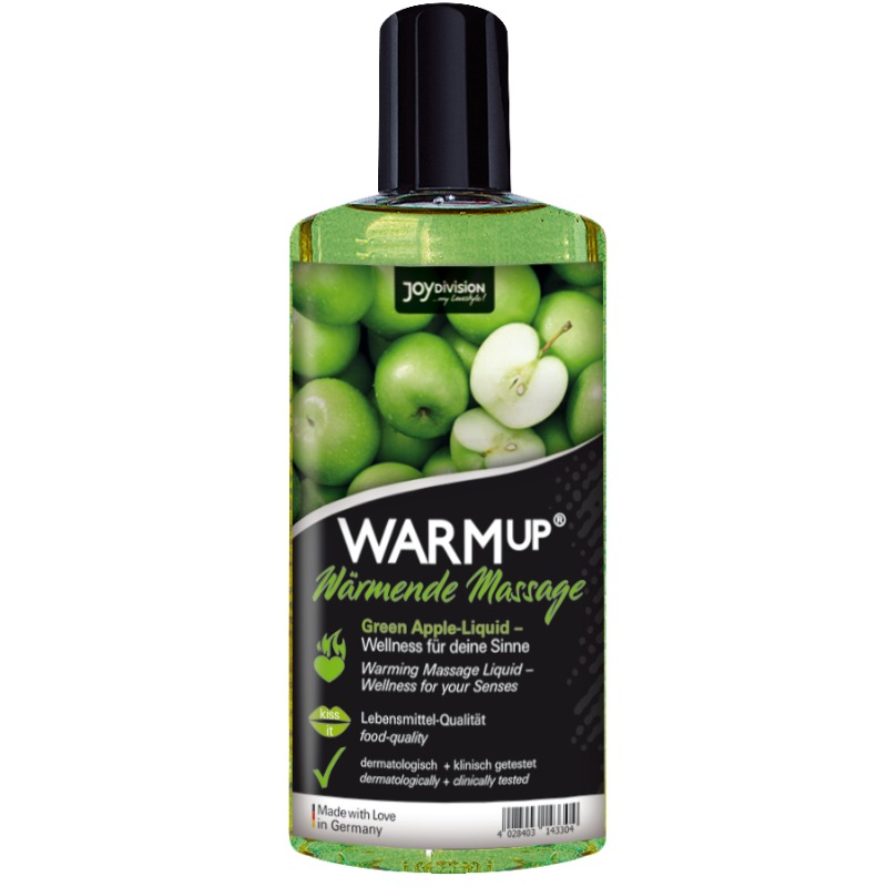 JOYDIVISION WARMUP - GROENE APPEL MASSAGEOLIE - 150 ML