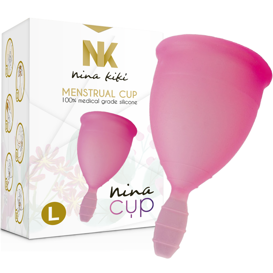 NINA KIKÍ - MENSTRUATIECUP ROZE - MAAT L