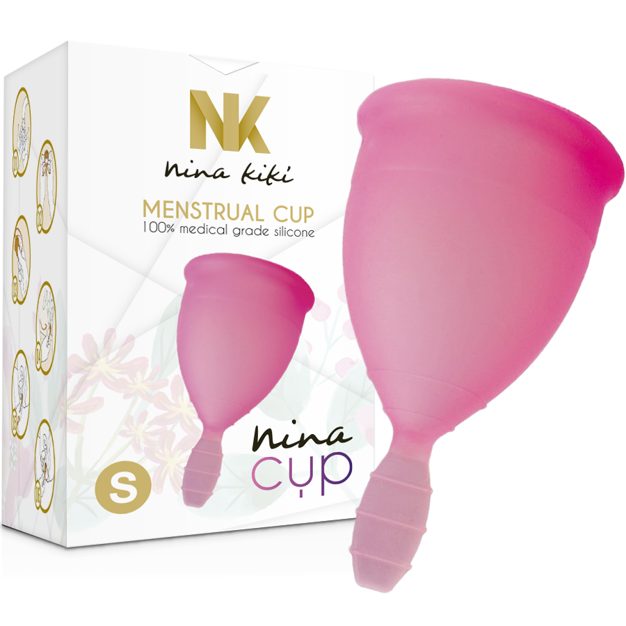 NINA KIKÍ - MENSTRUATIECUP ROZE - MAAT S