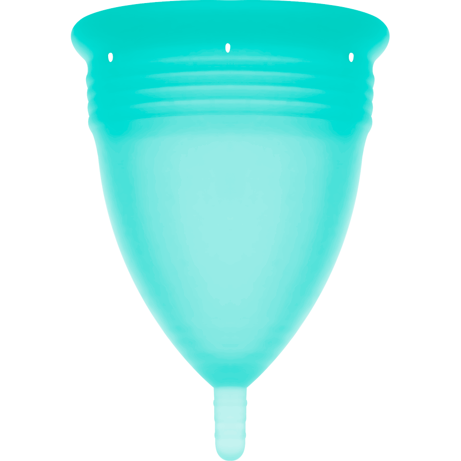 STERCUP - FDA SILICONEN MENSTRUATIECUP AQUAMARINE - MAAT L