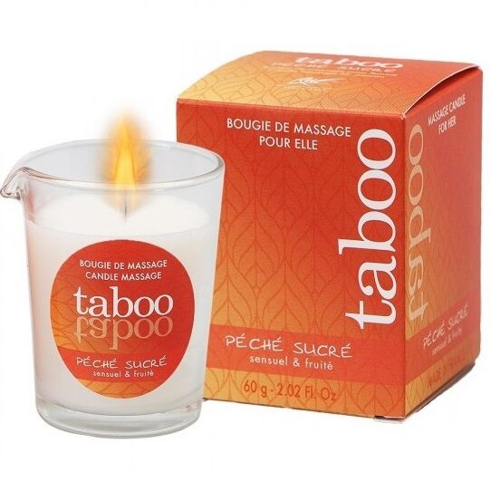 RUF - TABOO MASSAGE KAARS VOOR HAAR PECHE SUCRE NECTARINE AROMA