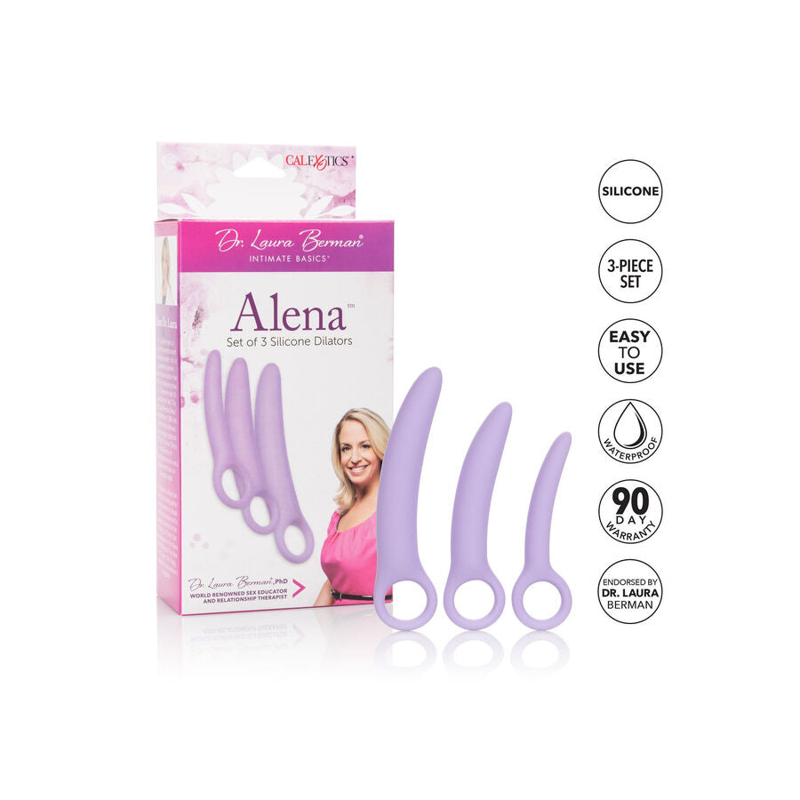 CALEXOTICS - DR LAURA BERMAN ALENA ENSEMBLE DE 3 DILATATEURS EN SILICONE