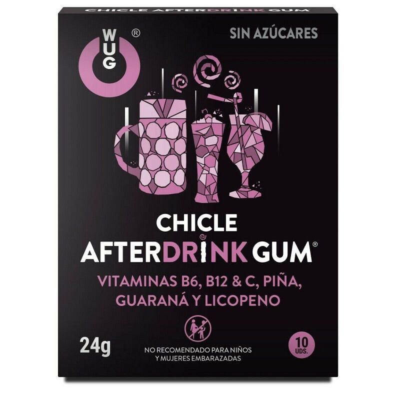 WUG GUM - AFTER DRINK KATER 10 EENHEDEN