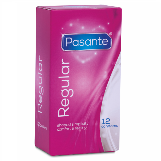 PASANTE - PRÉSERVATIFS RÉGULIERS 12 PACK