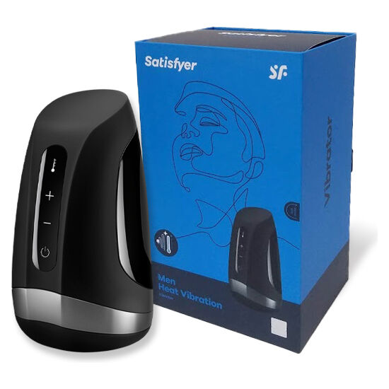 SATISFYER - MASTURBATEUR POUR HOMMES À VIBRATION CHAUDE