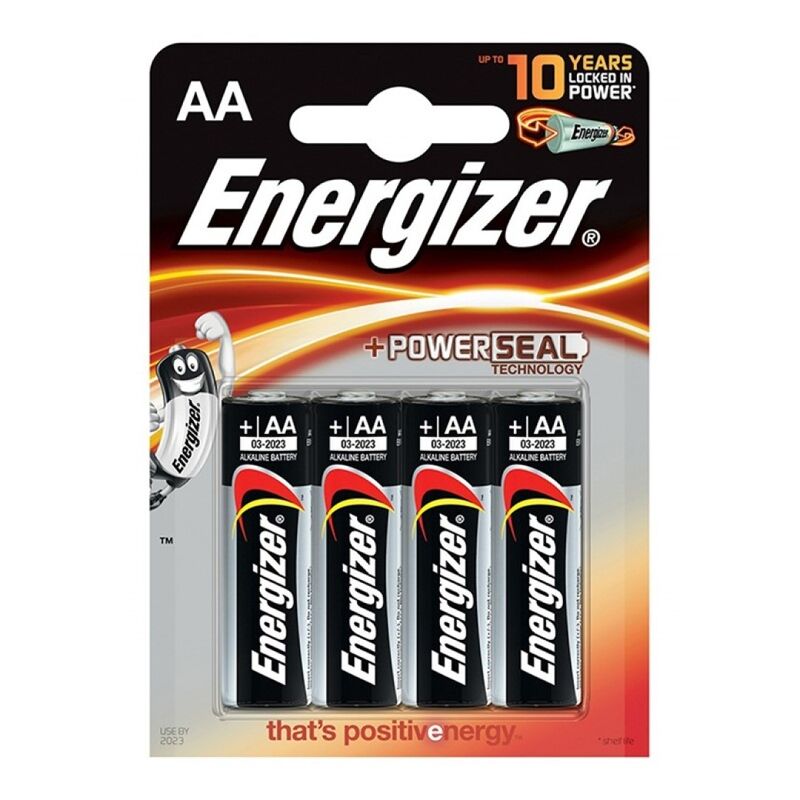 ENERGIZER - PILES ALCALINES AA LR6 *4