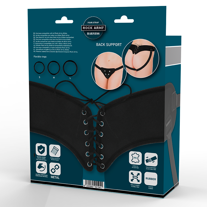 ROCKARMY - VERSTELBAAR HARNAS EN FLEXIBELE RINGEN