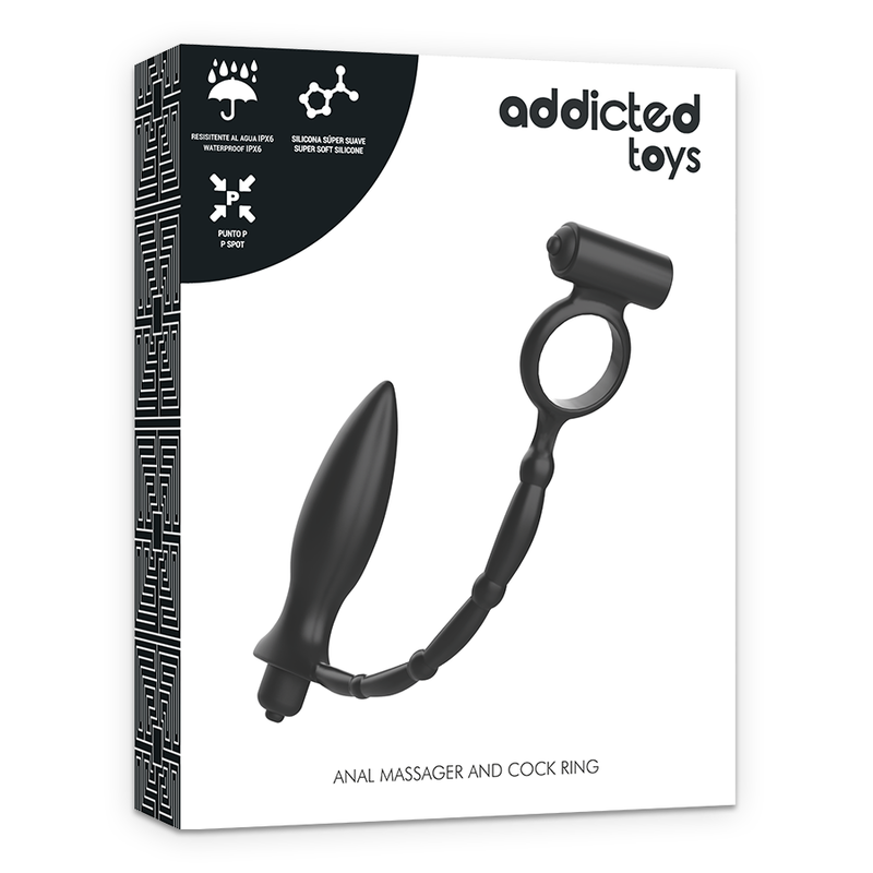 ADDICTED TOYS - ANAALPLUG MET VIBRATIERING