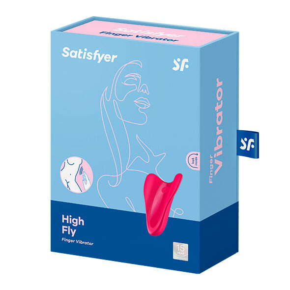 SATISFYER - ВИБРАТОР ДЛЯ ПАЛЬЦЕВ HIGH FLY, ФУКСИЯ