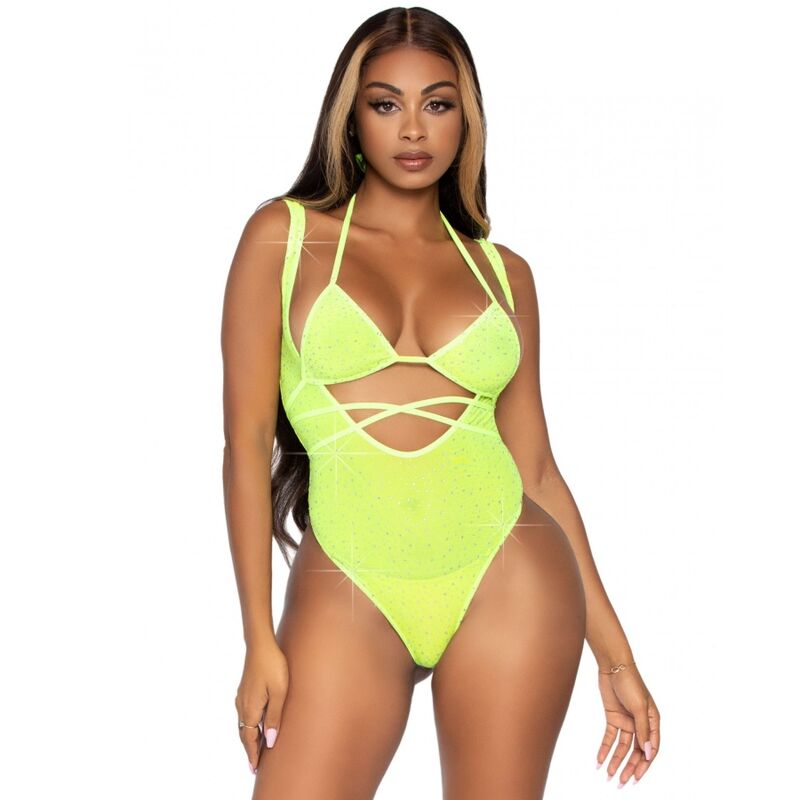 LEG AVENUE - BIKINI TOP EN BODYSUIT ONE SIZE