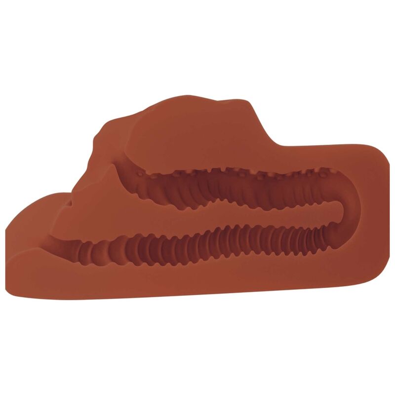 PDX PLUS - MASTURBATEUR VAGIN ET ANUS DOUBLE PERFECT PUSSY MARRON