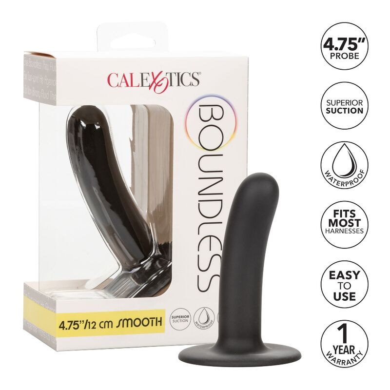 CALEXOTICS - BOUNDLESS DILDO 12 CM HARNAS COMPATIBEL SMOOTH