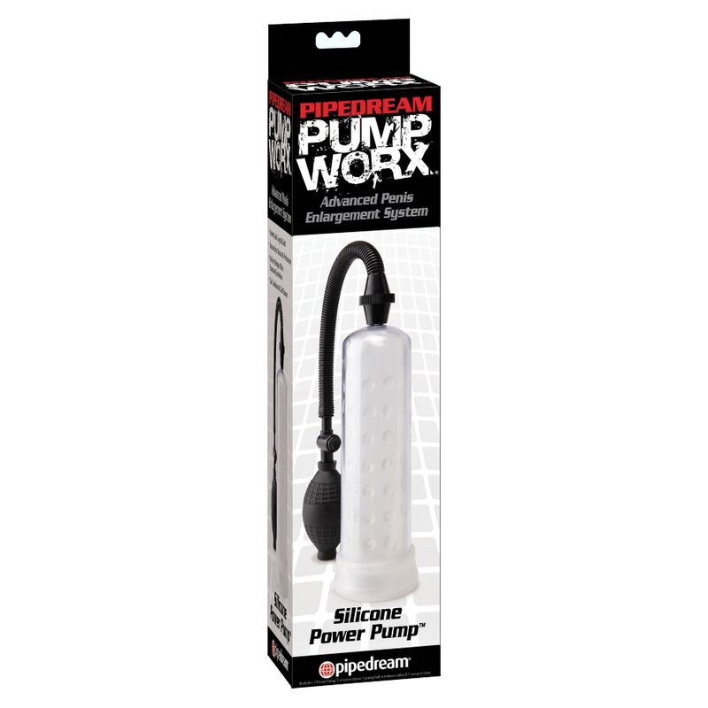 PUMP WORX - POMPE DE PRESSION EN SILICONE TRANSPARENTE