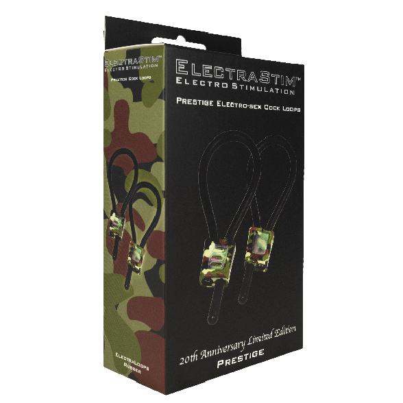 ELECTRASTIM - ANNEAUX PÉNIS RÉGLABLES PRESTIGE ELECTRALOOPS CAMOUFLAGE
