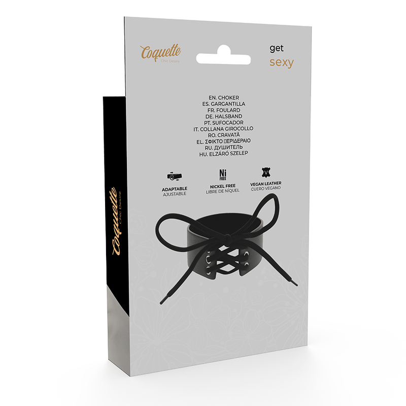 COQUETTE CHIC DESIRE - Веганский кожаный чокер