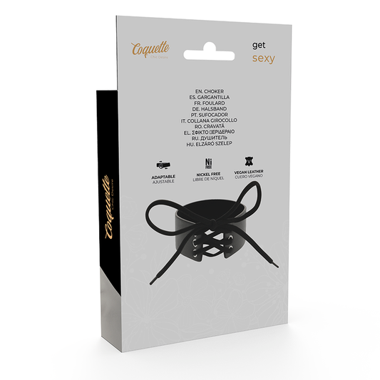 COQUETTE CHIC DESIRE - Веганский кожаный чокер