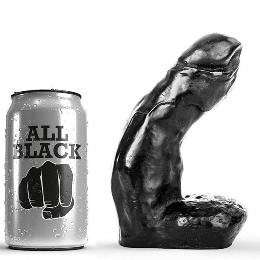 ALL BLACK - DILDO REALISTISCH 15 CM