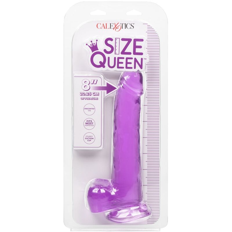 CALEXOTICS - GODEMICHET TAILLE QUEEN VIOLET 20,3 CM