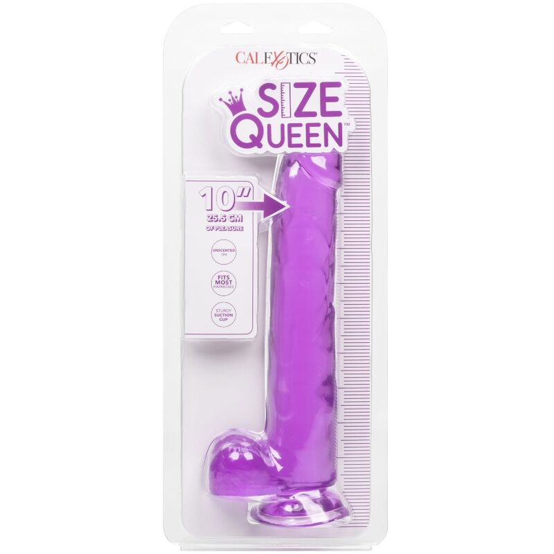 CALEXOTICS - GODEMICHET TAILLE QUEEN VIOLET 25,5 CM