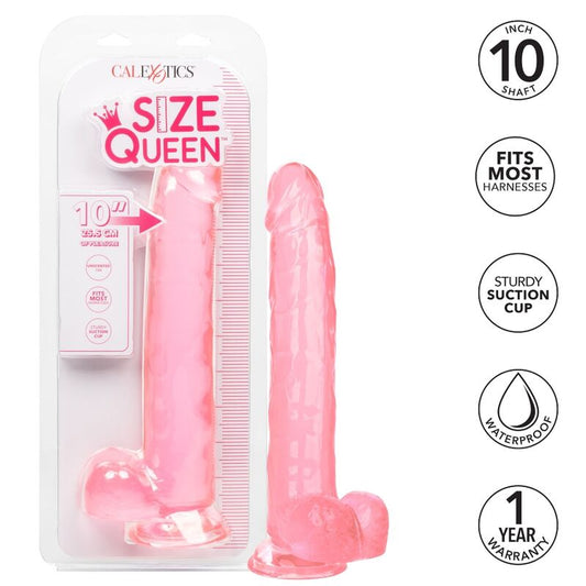 CALEXOTICS - GODEMICHET ROSE TAILLE QUEEN 25,5 CM