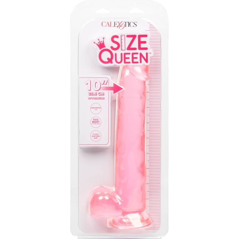CALEXOTICS - GODEMICHET ROSE TAILLE QUEEN 25,5 CM