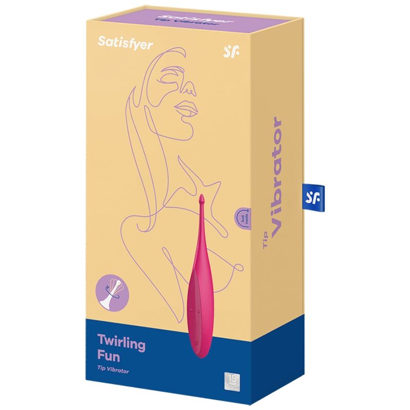 SATISFYER - TWIRLING FUN TIP VIBRATOR ROZE