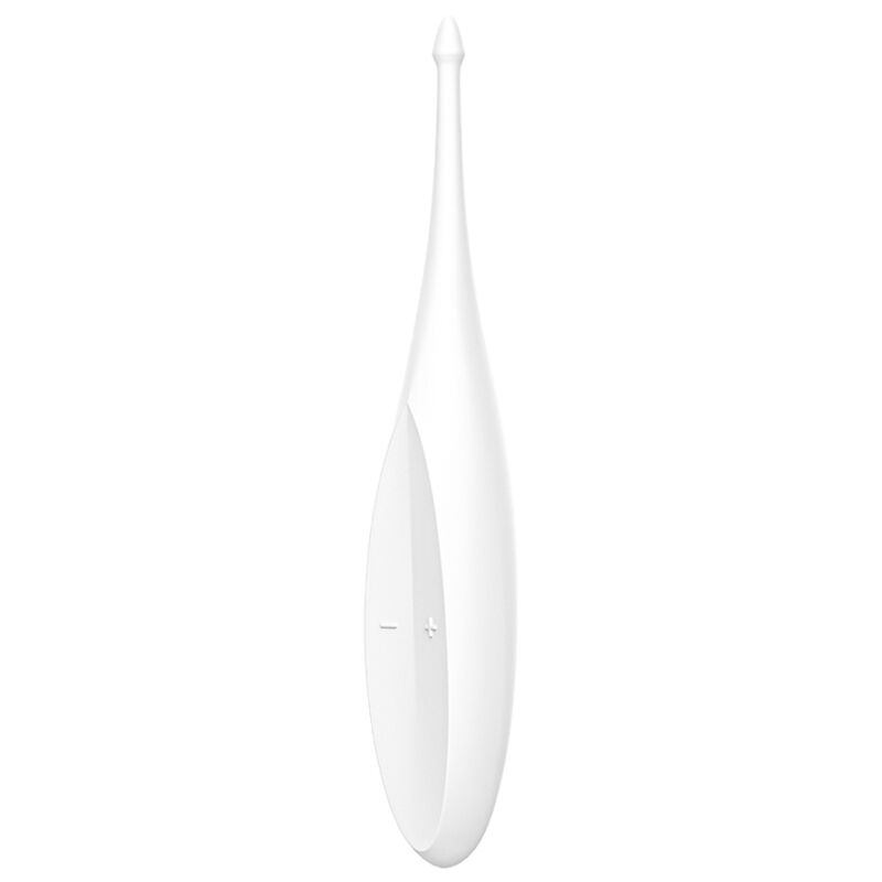 SATISFYER - ВРАЩАЮЩИЙСЯ ВИБРАТОР С ЗАБАВНЫМ НАКОНЕЧНИКОМ, БЕЛЫЙ