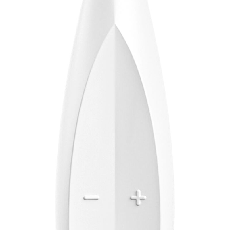 SATISFYER - ВРАЩАЮЩИЙСЯ ВИБРАТОР С ЗАБАВНЫМ НАКОНЕЧНИКОМ, БЕЛЫЙ