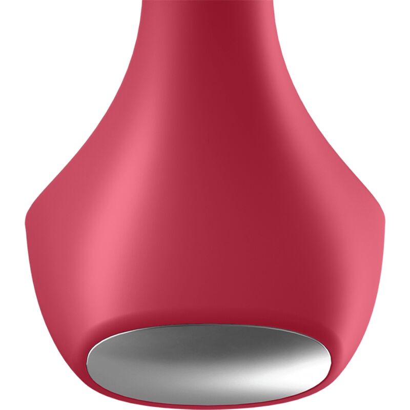 SATISFYER - BACKDOOR LOVER VIBRERENDE PLUG ROOD