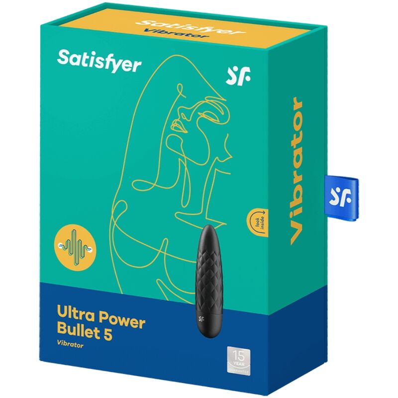 SATISFYER - ULTRA POWER BULLET 5 ZWART
