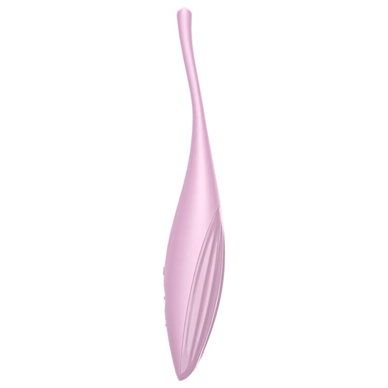 SATISFYER - VIBRATEUR À EMBOUT CLITULAIRE TWIRLING JOY ROSE