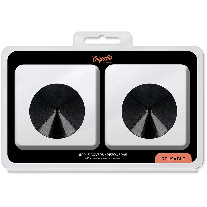 COQUETTE CHIC DESIRE - НАКЛАДКИ НА СОски ЧЕРНЫЕ КРУЖКИ