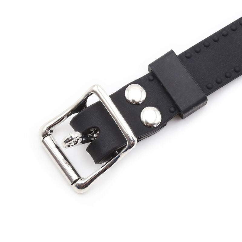 OHMAMA FETISH - BÂILLON ANNEAU AVEC CHAÎNES ET PINCES À TÉTONS