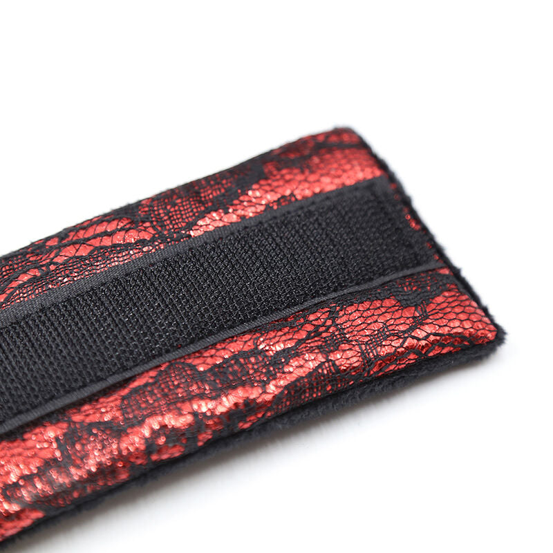 OHMAMA FETISH - MENOTTES EN VELOURS AVEC RUBAN ADHÉSIF EN NYLON