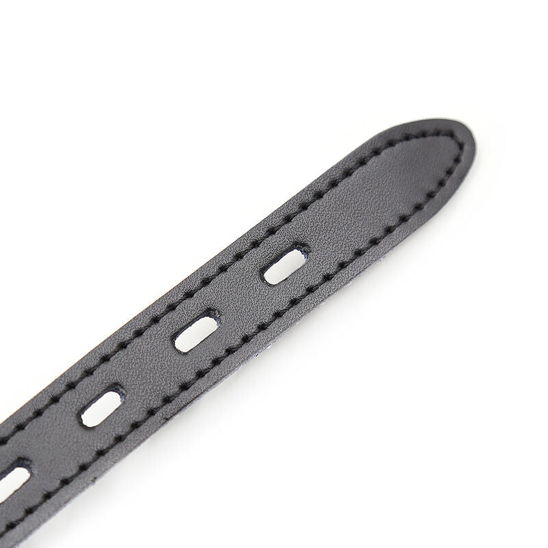 OHMAMA FETISH - SILICONEN BALL GAG MET LEDEREN RIEM (HANGSLOT INBEGREPEN)