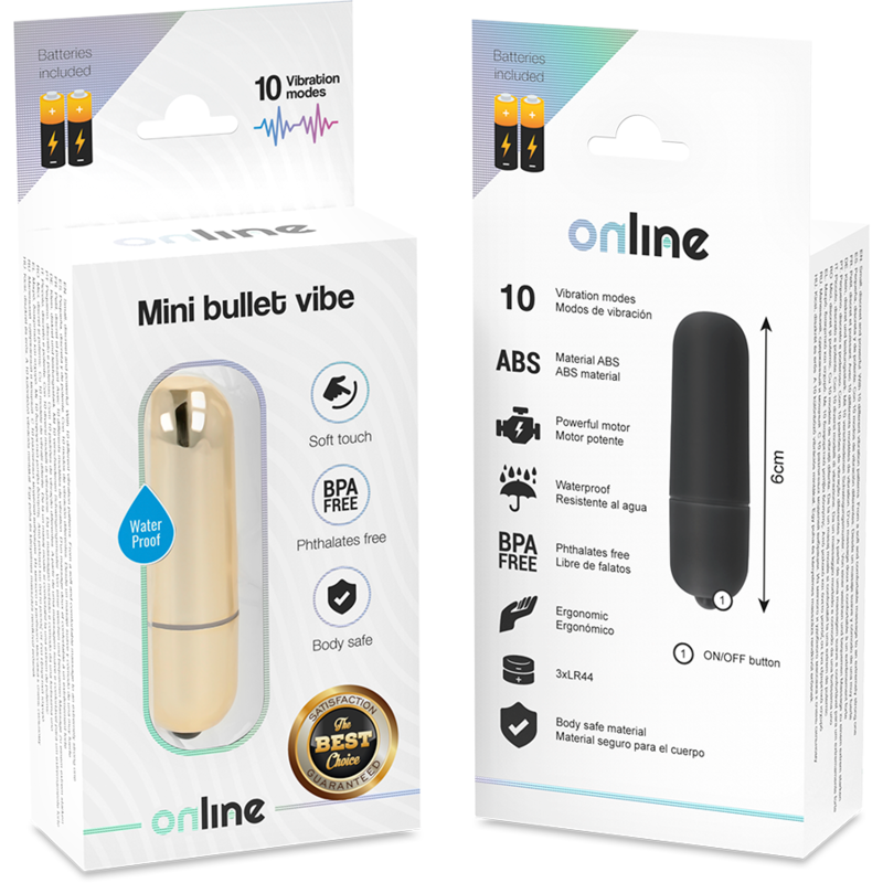EN LIGNE - MINI BULLET VIBE GOLDEN