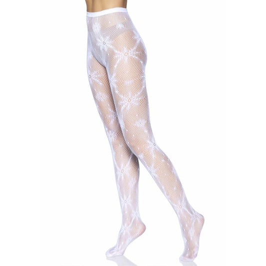 Колготки LEG AVENUE - SNOWFLAKE FISHNET TIGHTS, один размер.